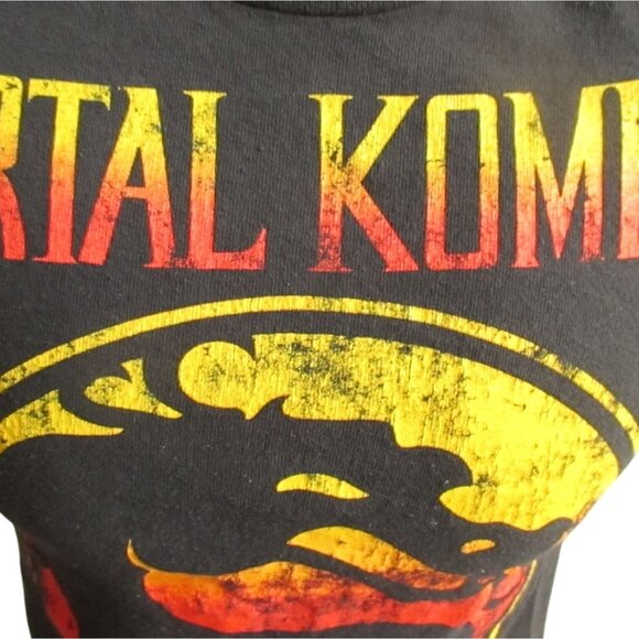 Men's Tee Small Mortal Combat Y2K Black T-shirt - Picture 1 of 5